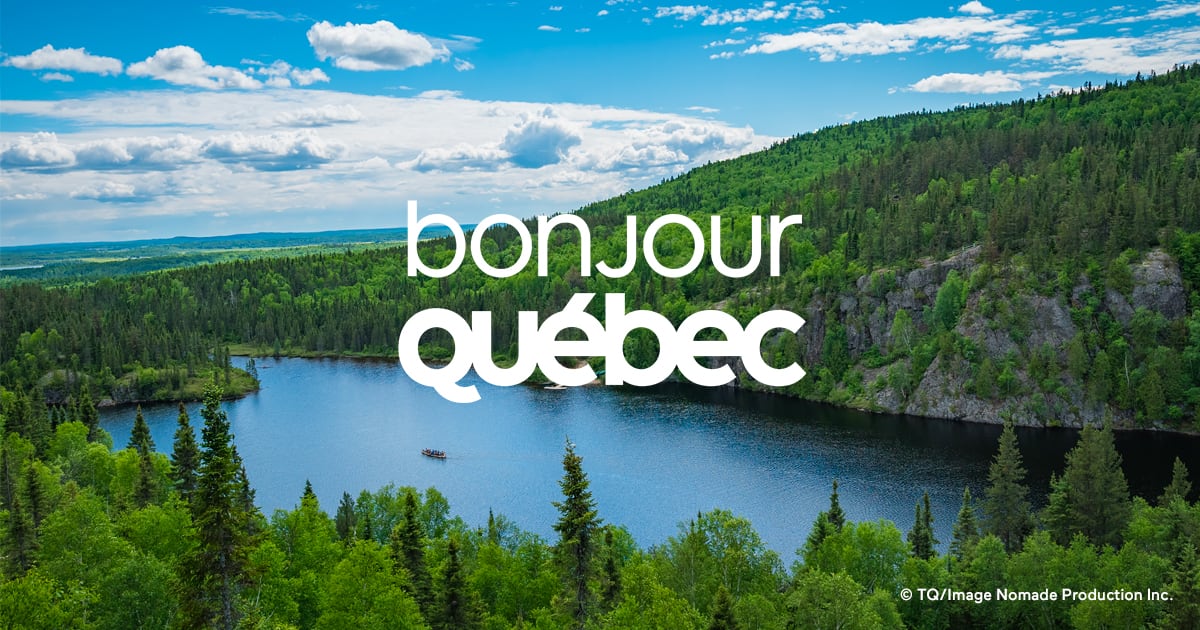Paysage Bonjour Quebec