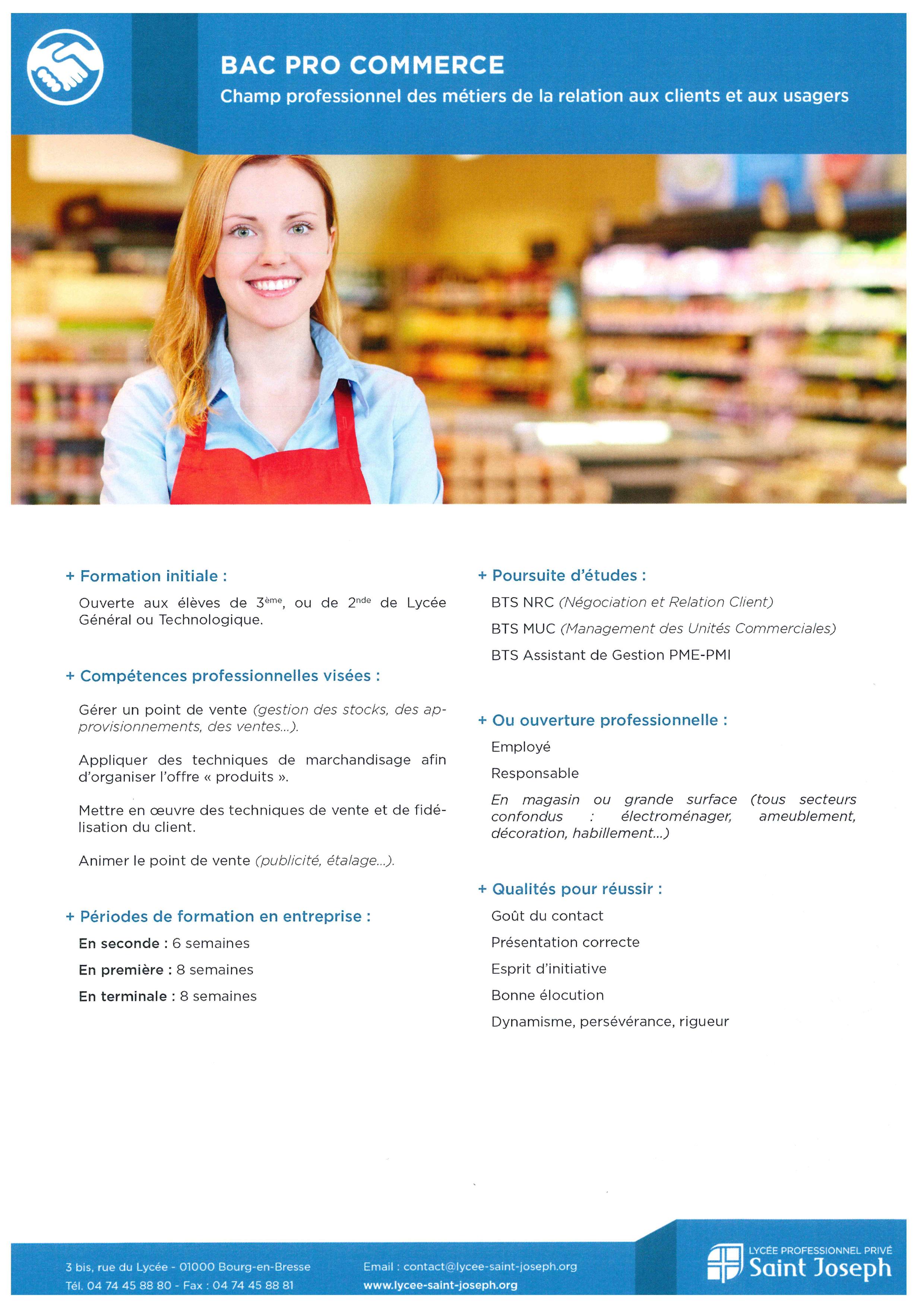 8 7 SN Formations St Joseph Bourg en Bresse 01